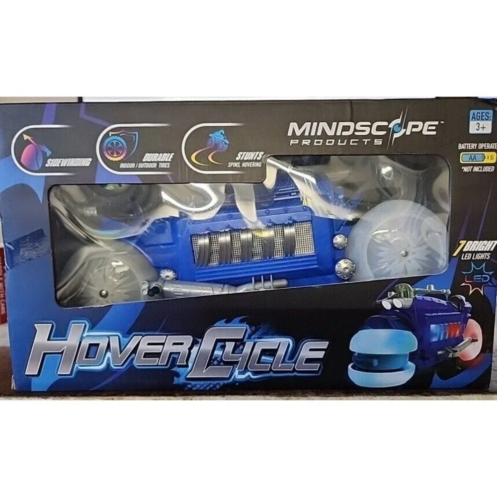 Mindscope Products Blue Hover Cycle. Stunts, Sidewinding, Durable
